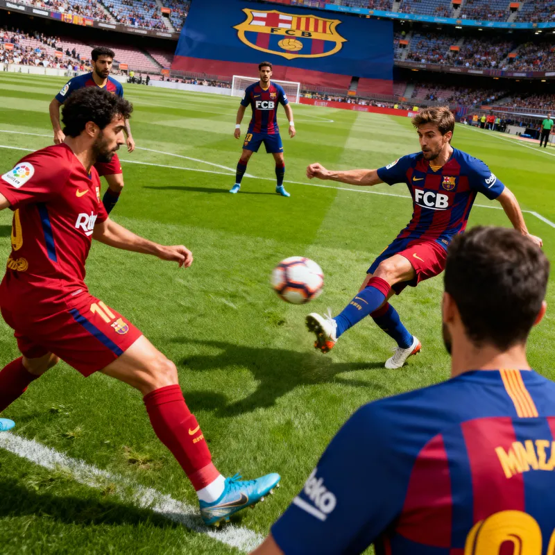 Playing Football with Barcelona FC Playing Football with Barcelona FC