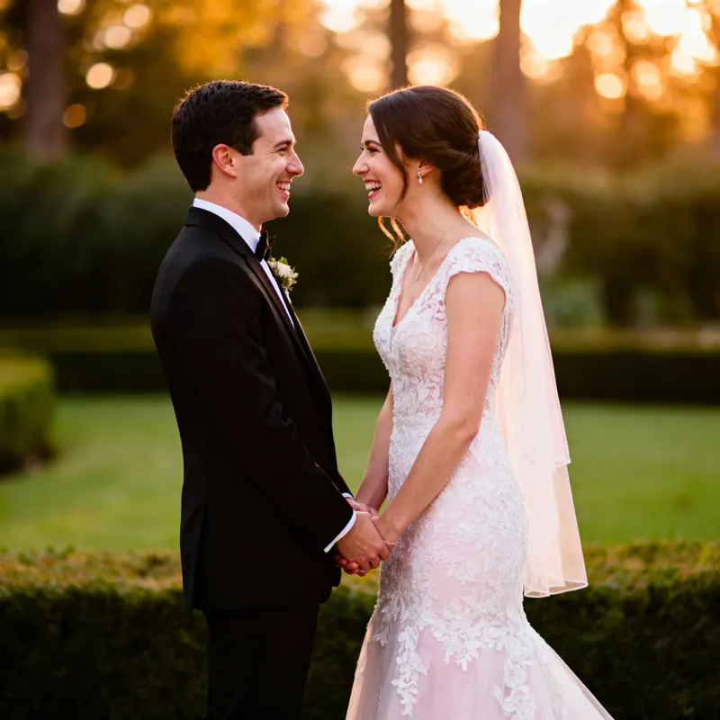 Elegant Wedding Photography: Golden Hour Bliss