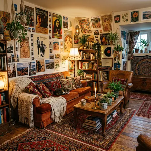 Bohemian Style Interior Design: Snug & Eclectic Decor