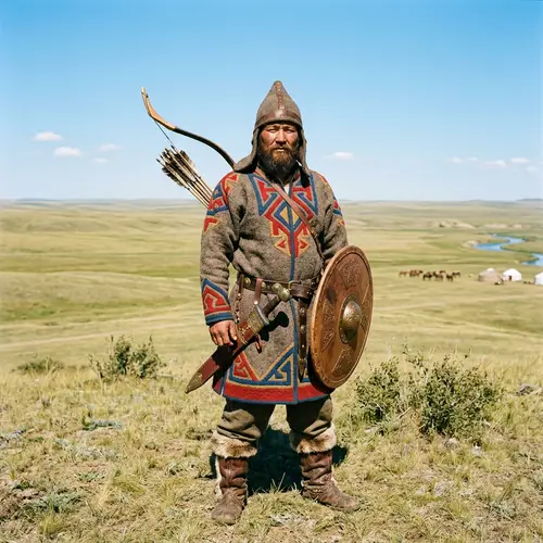 Saka Warrior of Ancient Scythian Nomadic Tribes | Attired in Traditional Gear