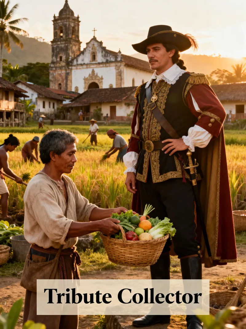Spanish Colonization in the Philippines: Tribute Collector Spanish Colonization in the Philippines: Tribute Collector