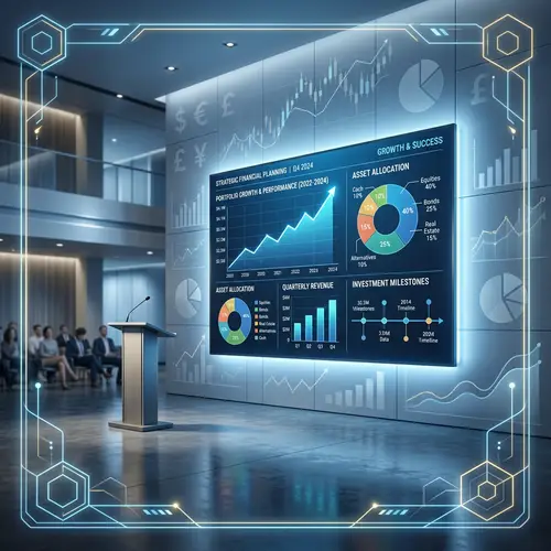 Engaging Financial Plan Presentation Background