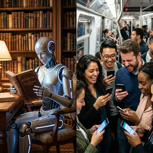 Tranquility and Digital World: A Contrast in Settings