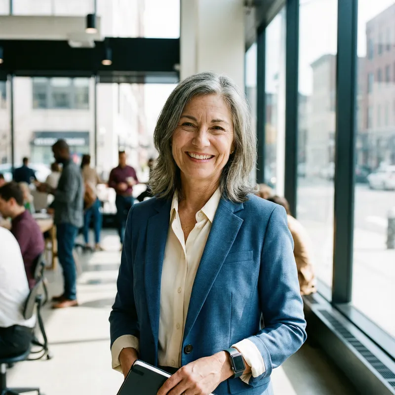 Portrait of a Successful Midaged Entrepreneur