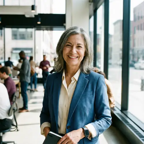 Portrait of a Successful Midaged Entrepreneur