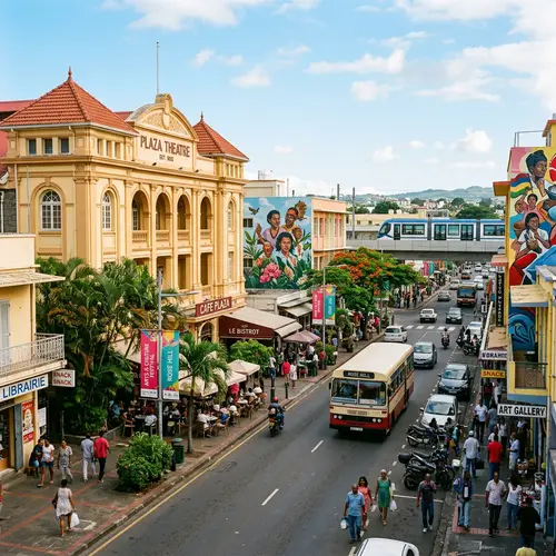 Explore the Vibrant Rose Hill, Mauritius Scene