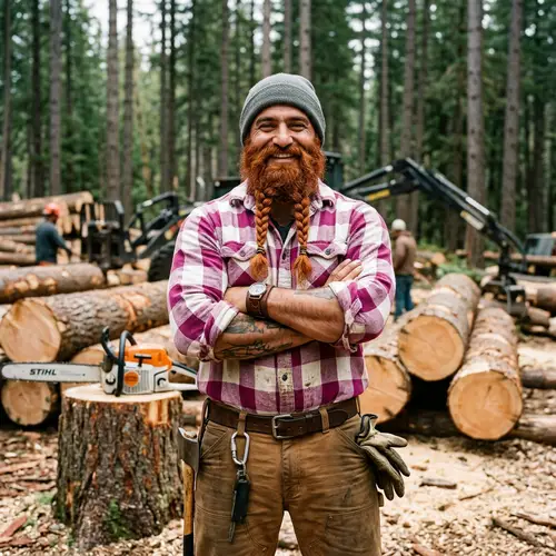 Middle-Eastern Lumberjack | Confident & Strong Image