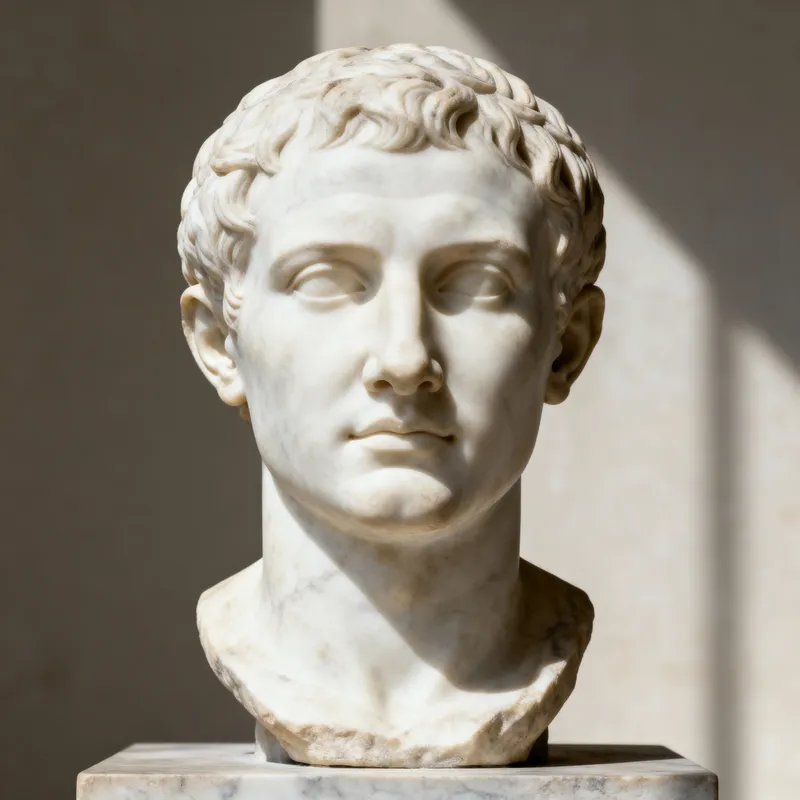 Custom Roman Marble Bust Sculpture