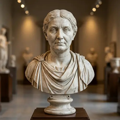 Custom Roman Marble Bust Sculpture