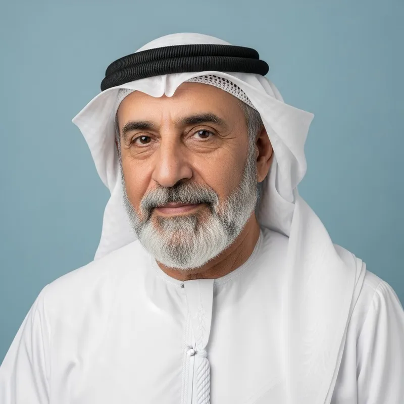 Portrait of an Older Arabic Man