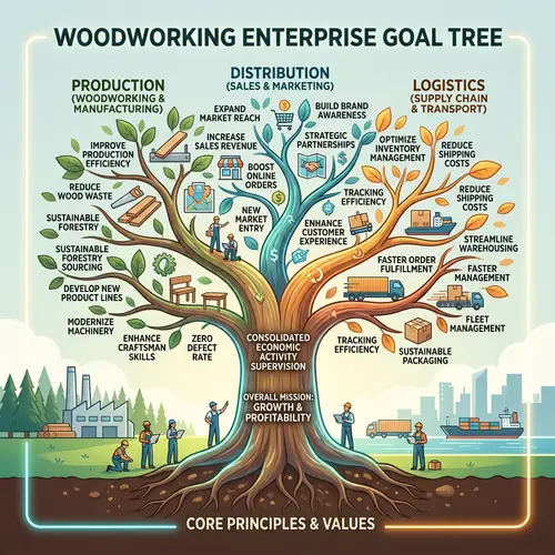 Woodworking Enterprise Goal Tree - Economic Activity Supervision