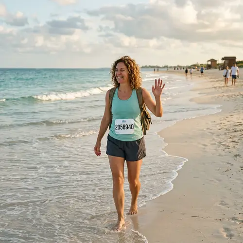 Woman on the Beach - Relax and Enjoy the Sun