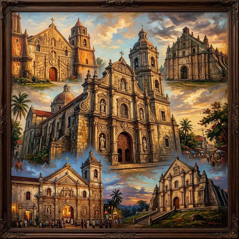 Baroque Churches in the Philippines Compilation