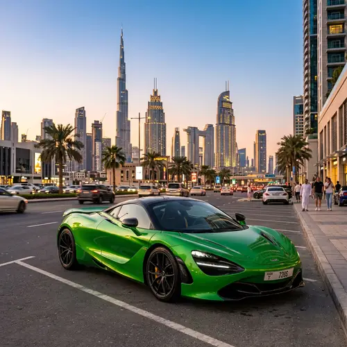 2020 Green McLaren 720 S Coupe in Dubai | Sleek Design