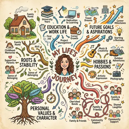 My Personal Map: A Visual Life Journey