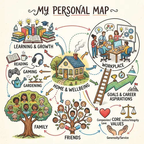 My Personal Map: Life Connections & Growth