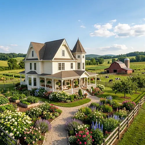 Charming Large House with Garden and Farm