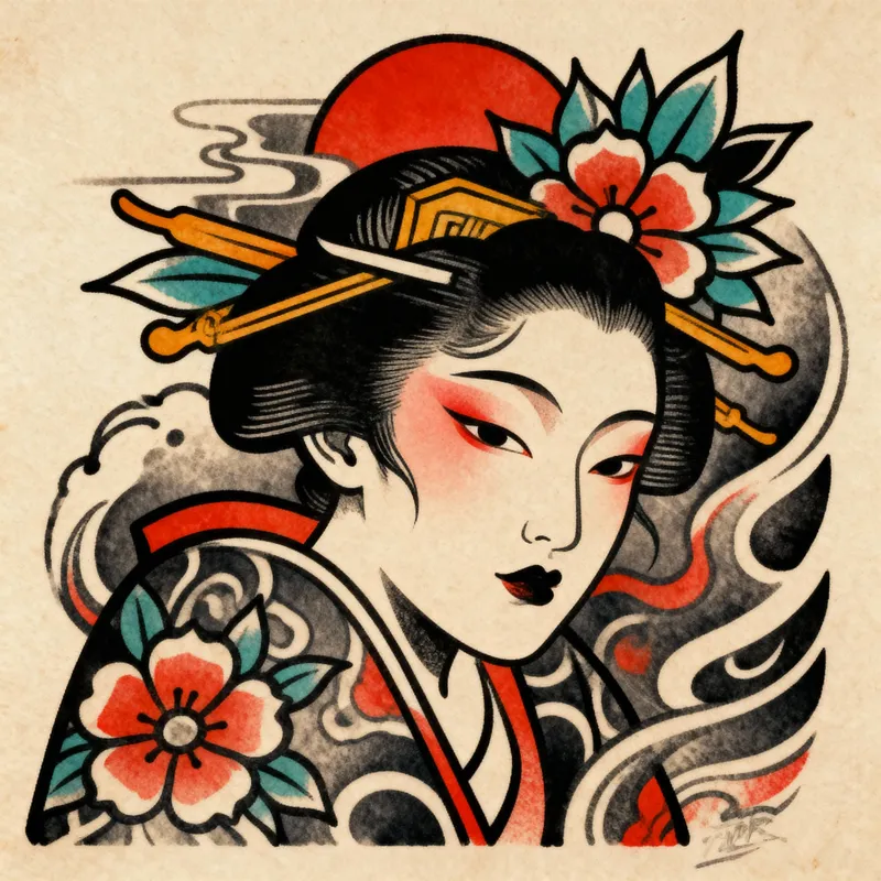 Bold Artistic Tattoo Designs for Body Art