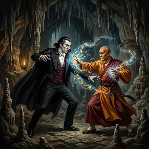 Dracula vs Chinese Monk: East vs West Supernatural Battle