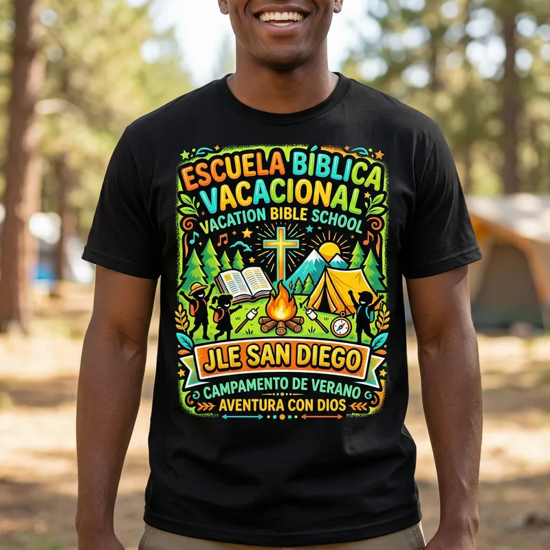 Colorful Vacation Bible School T-Shirt Design Colorful Vacation Bible School T-Shirt Design