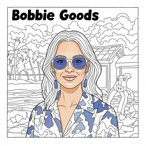 Coloring Page in Bobbie Goods Style