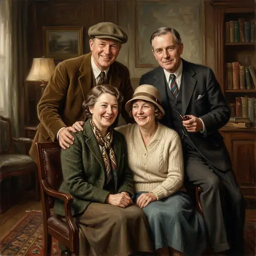 Vintage Aesthetic Oil Paint Portraits