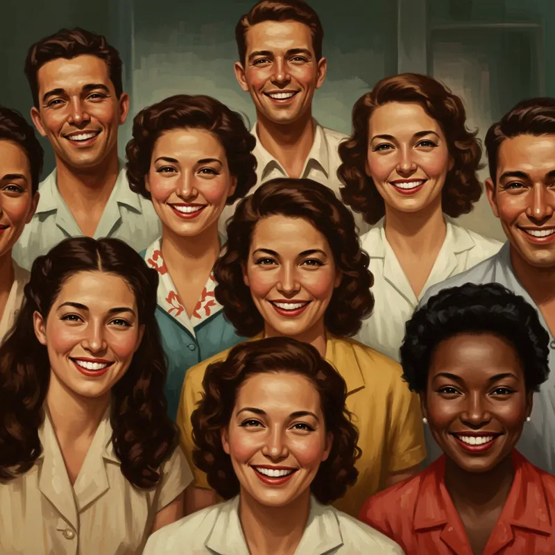 Vintage Aesthetic Oil Paint Portraits