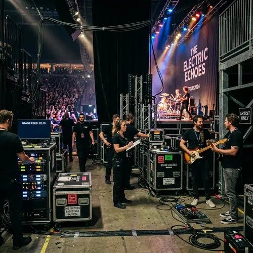 Backstage at a Music Concert: Experience the Magic