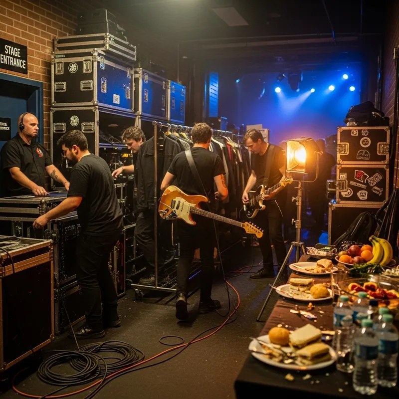 Backstage at a Music Concert: Experience the Magic