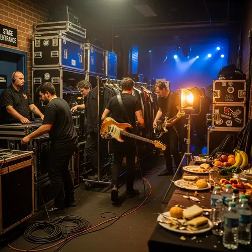 Backstage at a Music Concert: Experience the Magic