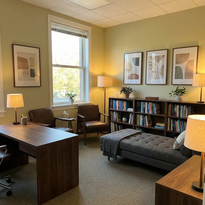 Tranquil Psychologist Office Design