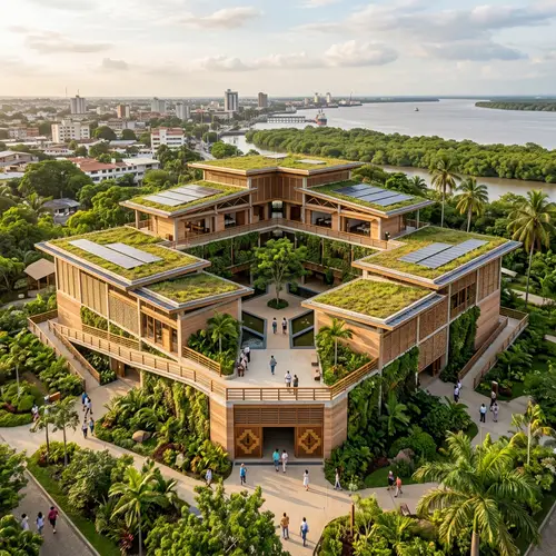 Chakana-Inspired Eco Cultural Center in Guayaquil