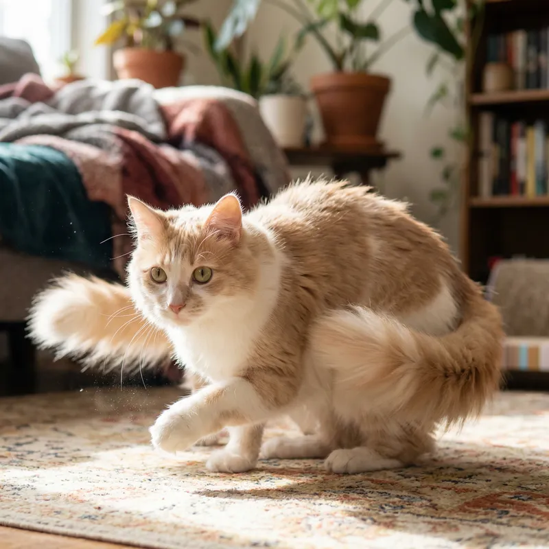 Adorable Cat with Soft Fur