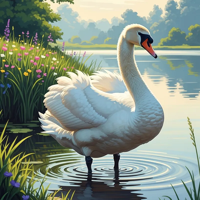 Elegant SWAN-MM CTDI Mascot – Grace and Poise