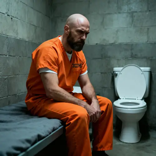 Inmate Reflection: A Moment in a Prison Cell