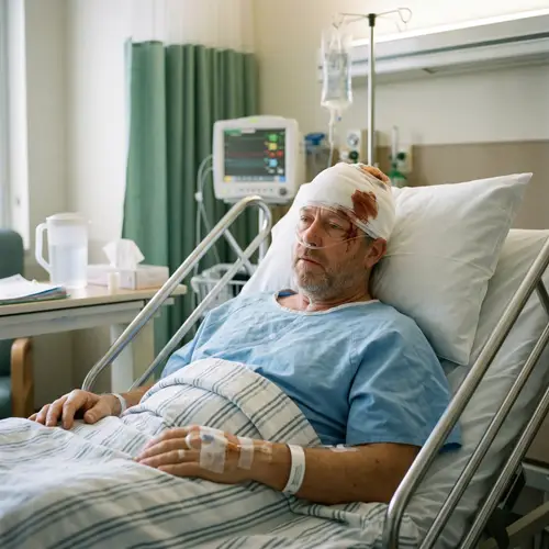 Injured Man in Hospital: A Recovery Journey