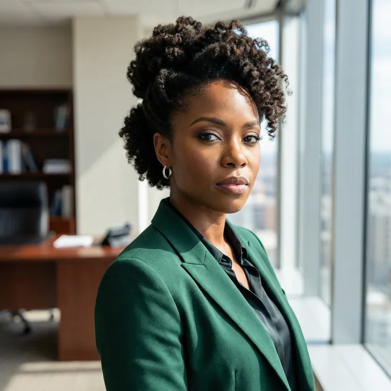 Empowered Woman: Confidence in Her Eyes Empowered Woman: Confidence in Her Eyes