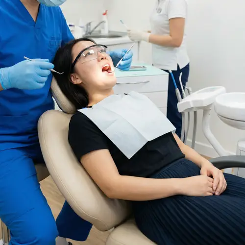 Dental Treatment for Young Asian Woman
