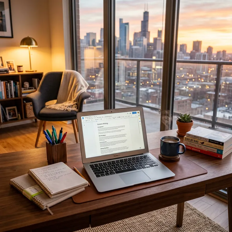 Inspiring Content Writing Studio | Creative Workspace