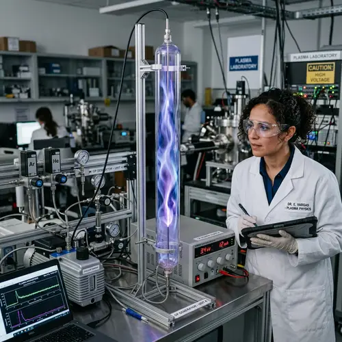 Cold Plasma Demonstration in High-Tech Lab