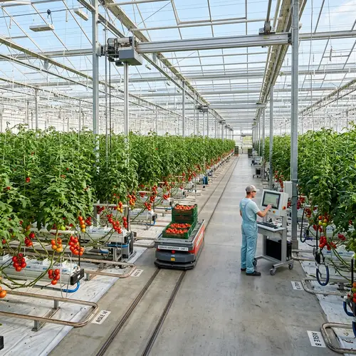 High Tech Tomato Production Greenhouse Solutions