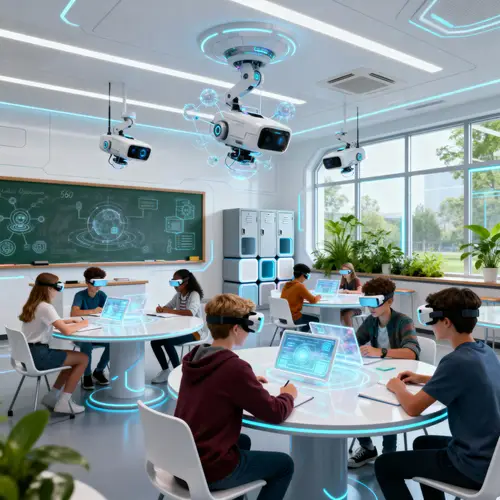 Futuristic High School Classroom Design Ideas