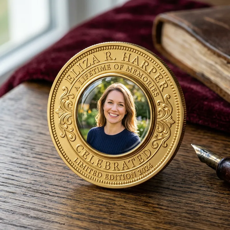 Stunning Gold Coin Photo for Collectors