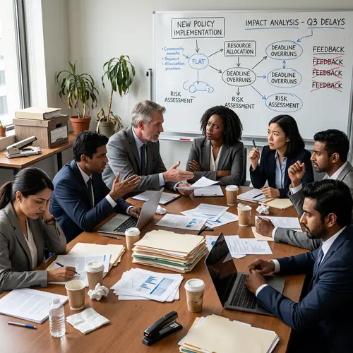 Chaotic Corporate Meeting Room | Poor Outcome Policies