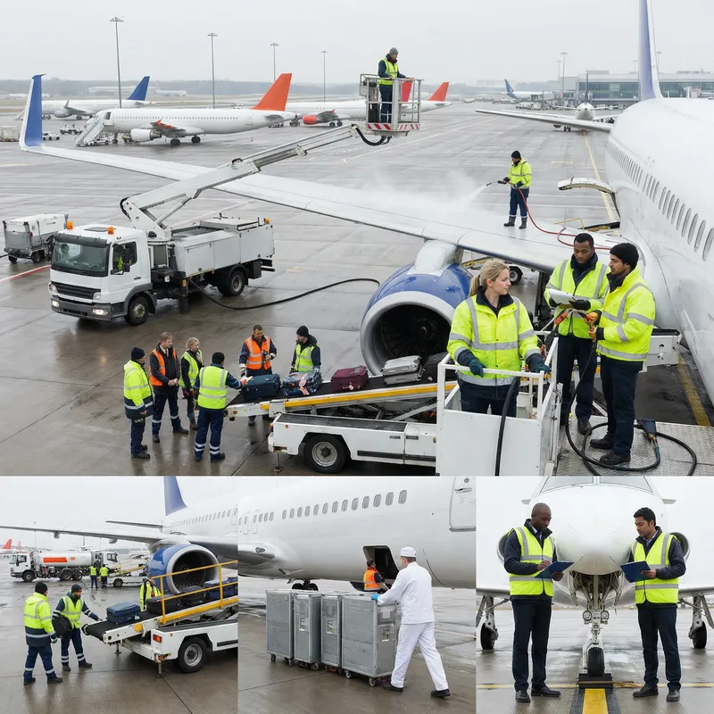 Efficient Airport Ground Operations: De-Icing, Baggage Handling, Catering & More