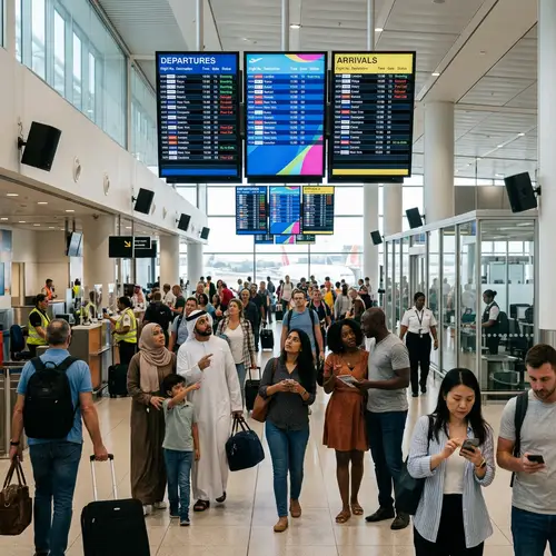 Airport Digital Displays & Proactive Updates | Vibrant Flight Information