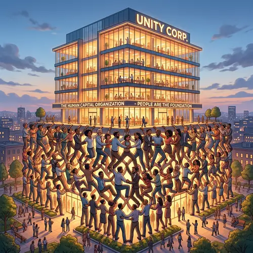 Inclusive Human Capital Organization Visual Representation