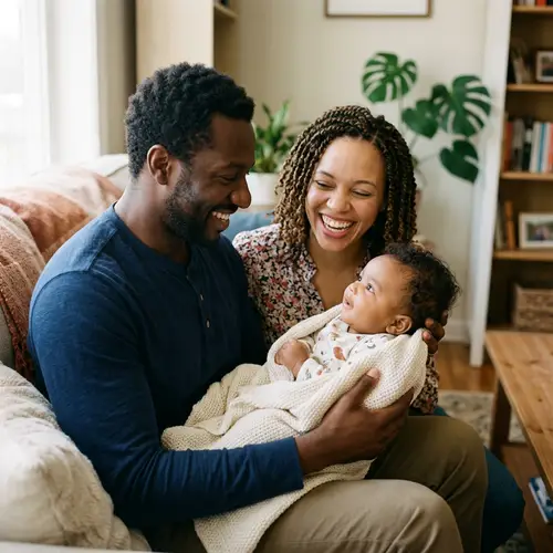 Newborn Baby Portrait: Diverse Heritage