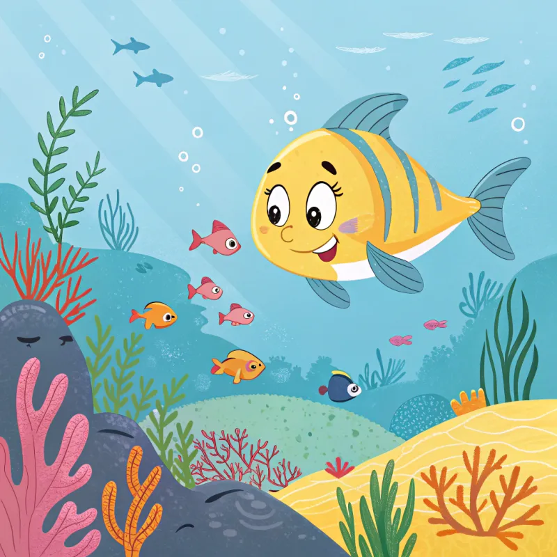 Palfish Backgrounds: Fun Elementary Cartoons