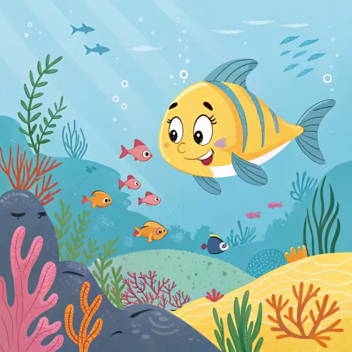 Palfish Backgrounds: Fun Elementary Cartoons